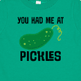 thumbnail image 4 of Inktastic You Had Me at Pickles Boys or Girls Baby T-Shirt, 4 of 5