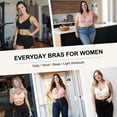 thumbnail image 7 of QYLUX Wireless Comfort Bra for Women - Full Coverage, Seamless, Soft Support, T-Shirt & Sports Bra for Everyday Wear,Beige,3XL, 7 of 7