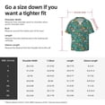 thumbnail image 5 of Lsque Jungle Animals print Men's Cuban Collar Short Sleeve Shirt Summer Beachwear Casual Button Down Fashionable Vacation Leisure Shirt-3X-Large, 5 of 7
