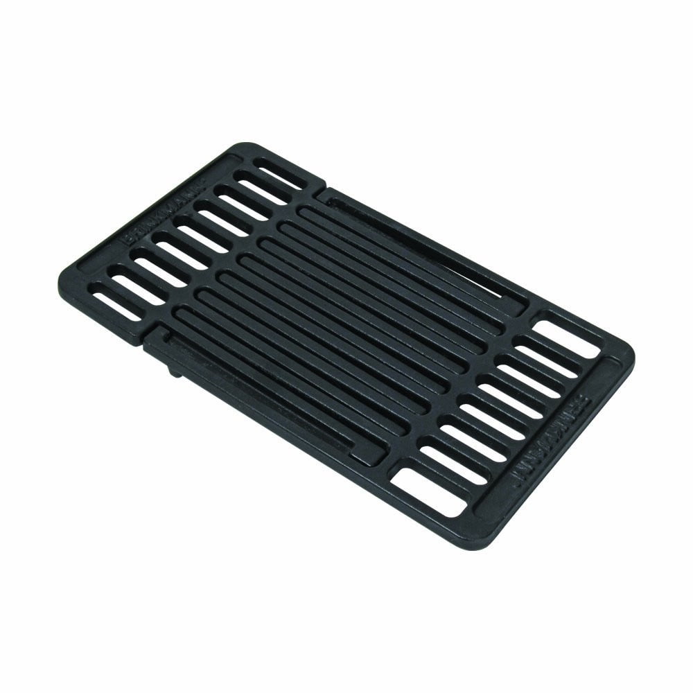 Set of 2 Brinkmann Adjustable 8 inch wide Cast iron grates