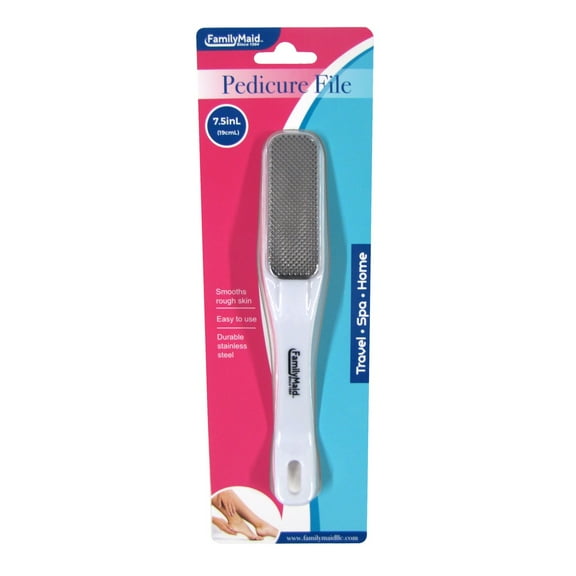 Metal Pedicure File Heel Dry Skin Foot Pedi Care Tool Scrubber Callus Remover DIY Home Essential