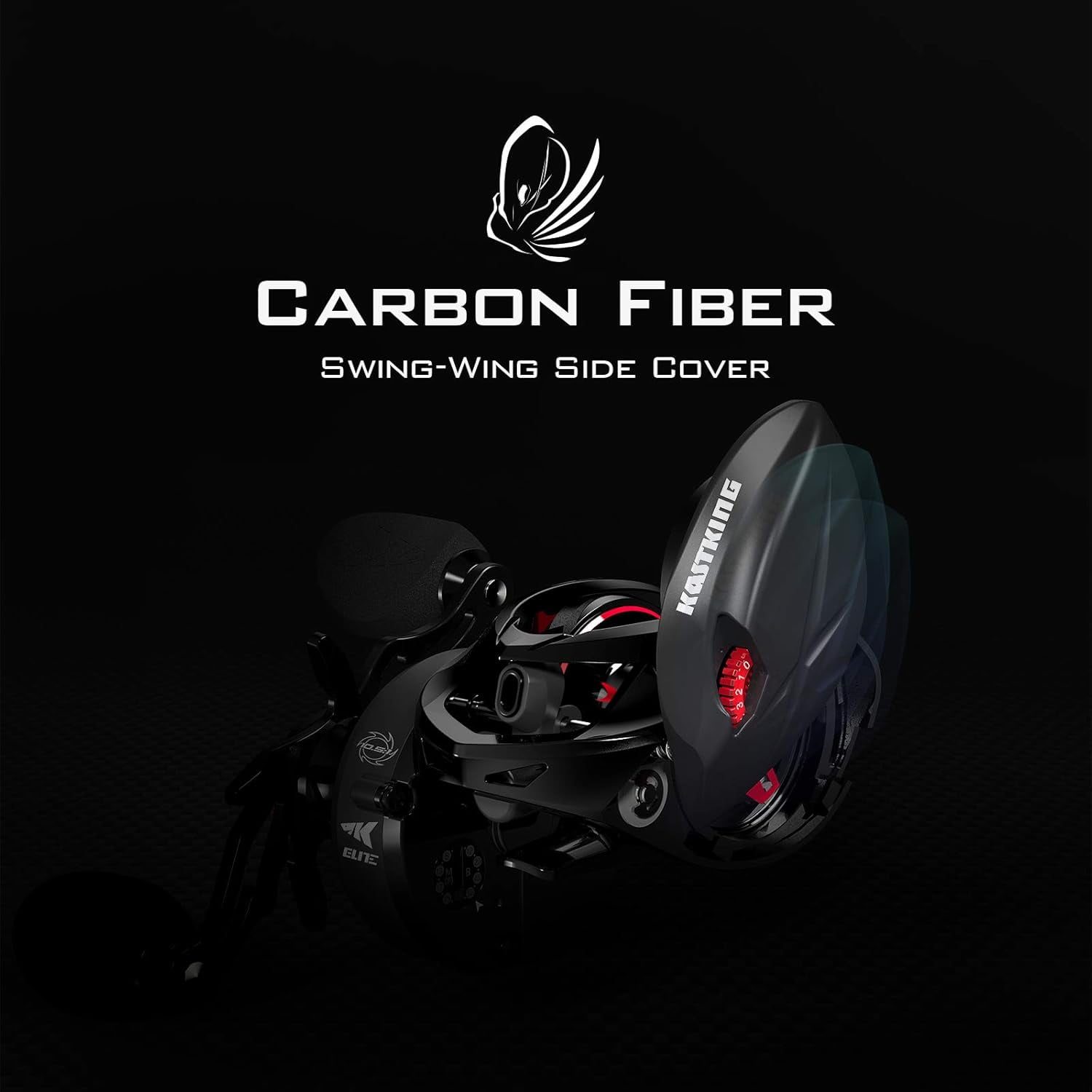 KastKing Baitcasting Fishing Reel, 10.5:1 Gear Ratio/Deadbolt 10+1 , Skipping Version-Speed Demon Elite