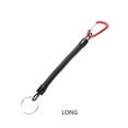 thumbnail image 2 of QualitChoice Portable Spiral Keyring Anti-lost Keychain Reusable Fashion Handbag Waist Hanging Metal Key Chain Keys for Elder Short Long, 2 of 6
