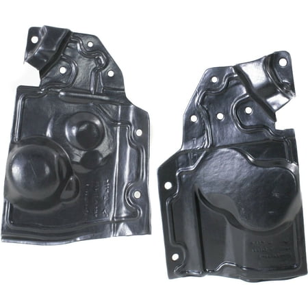 Engine Splash Shield For 08-12 Rogue Sport Utility Set of 2 Left and Right Side