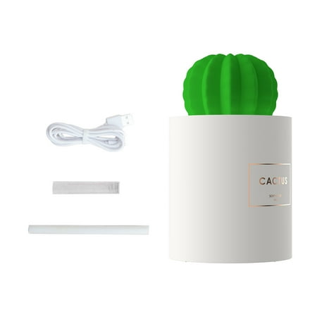 

Decor Store 280ml 3life Cool Mist Cactus Humidifier USB Portable Air Diffuser Night Light