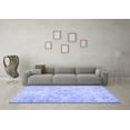 thumbnail image 3 of Ahgly Company Machine Washable Indoor Rectangle Abstract Blue Contemporary Area Rugs, 7' x 10', 3 of 4