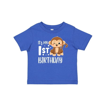 

Inktastic Monkey Its My 1st Birthday Gift Baby Boy or Baby Girl T-Shirt