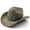 Army Green, variant on Product Classification Cowboy Cowboy Hat Product Title Women's Western Denim Curved Top Hat Brim Hat English Jazz Style for Everyday Home Leisure