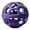 Purple, variant on 2025 Hollow Balls Bells Inside Cleaning Teeth Interactive Training Rubber Ball for Pets (Yellow)
