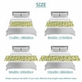 thumbnail image 6 of Yellow Lemons Bed Runner for Twin Size Bed, Green Leaf Vintage Linen Summer Fruit Soft Bedding Scarf Bedding Protector Slipcover Sofa Throw for Bedroom Hotel Guesthouse, 6 of 8