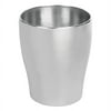 InterDesign Avery 1.9 gal. Silver Stainless Steel Wastebasket