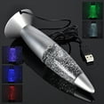 thumbnail image 3 of 3D Rocket Multi Color Changing Lava Lamp RGB LED Glitter Night Light Christmas, 3 of 5