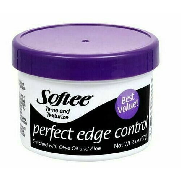 Softee Perfect Edge Control Hair Cream, 2 oz (2 pack)
