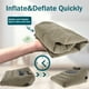 thumbnail image 5 of Almohada Inflable Wedge Almohada Ligera de Viaje Wedge Cama Wedge Reposapiernas Almohada de Cojín con Boquillas de Gran Calibre Almohada Ergonómica para Acampar Cuello Soporte Lumbar para Dormir Viaje, 5 of 8