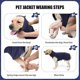 thumbnail image 5 of Dog Fleece Jumper Anxiety Coat for Dogs Pullover Fleece Vest Jacket Winter Warm Sweaters for Medium Large Dog Pyjamas, 5 of 5