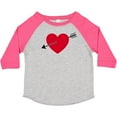 thumbnail image 3 of Inktastic Valentines Day Heart Arrow Boys or Girls Toddler T-Shirt, 3 of 5