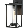thumbnail image 2 of Minka Lavery Trescott 14 1/4" High Black Outdoor Wall Light, 2 of 2
