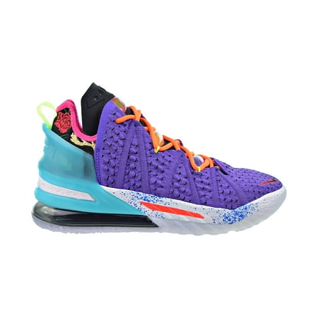 Nike Lebron 18 "Best 10-18" Men's Shoes Psychic Purple-Multi-Color-Black dm2813-500
