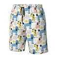 thumbnail image 4 of Pofeuu Poodle Dog Prin Men's Swim Trunks Quick Dry Bathing Suit Swimming Board Shorts Mesh Lining Beach Swimwear-3X-Large, 4 of 6