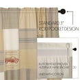 thumbnail image 6 of VHC Brands Farmer's Market Shower Curtain, 72x72, Red Grey Patchwork, 6 of 7