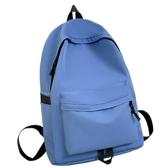 KVPLBQFD Backpack Black Backpack for Women Backpack Men Plain Black Mens Backpack School Best Backpack Travel Bookbag, Blue One Size