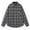 Black, variant on Mens Flannel Plaid Shirt Casual Lightweight Jacket Lapel Button Up Shackets Outerwear Fall Spring Clothes (XL, Red 02)