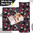 thumbnail image 4 of Pioneer Flower Floral Print Pattern Toddler Nap Mat for Teens Preschool Daycare, Teens Sleeping Mat Bag, Toddler Sleeping Bag with Pillow, 4 of 6