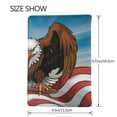 thumbnail image 3 of Pofeuu Cartoon Bald Eagle USA Print Travel Document Organizer Passport Holder Men Women for Family (6.5 in x 4.5 in),Wallet Holder Credit Card Clutch Bag Case, 3 of 5