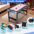thumbnail image 5 of 10-in-1 Multi Game Table, 48 Inch Combo Table with Billiards,  Pong, Hockey for Family Fun, 5 of 8