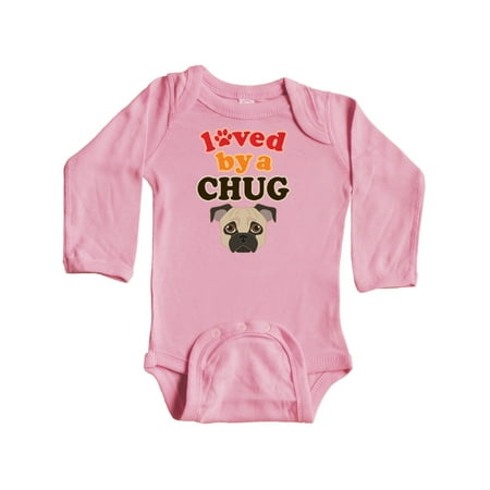 

Inktastic Chug Dog Chihuahua Pug Gift Baby Boy or Baby Girl Long Sleeve Bodysuit