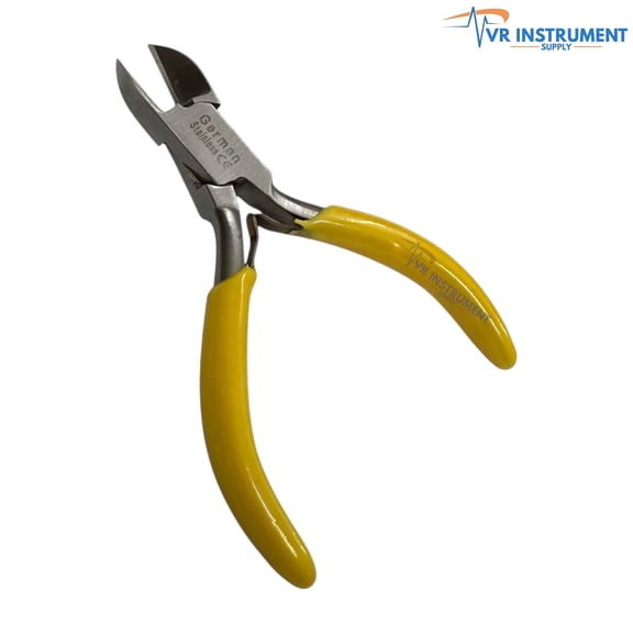 VR Instrument Supply Wire Cutters Small Side Cutters for Crafts, Flush Cutting Pliers for Jewelry Making, Floral Wire Cutters for Artificial Flowers, Zip Tie Cutters for Cable Tie, Wire Cutting Tool