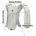 thumbnail image 4 of Sac à Dos de Randonnée en Plein Air, Sac de Gilet pour Cyclisme et Course sur Sentier, Gilet de Sac à Dos d'Hydratation Léger pour la Randonnée, le Marathon et les Sports de Plein Air, 4 of 5