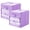 Lavender, variant on PinkSheep Cube Storage Bins, Collapsible Fabric Storage Bins,11" Foldable Storage Cube Organizer Basket with Clear Window & Handles for Shelves and Closets,Beige,2 Pack