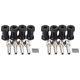 thumbnail image 1 of 8Pcs Aluminio RC Coche 12mm Adaptador de Combinación de Extensión de Adaptador para Axial SCX10 D90, Negro 20mm, 1 of 5