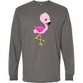 thumbnail image 3 of Inktastic Cute Pink Baby Flamingo Long Sleeve T-Shirt, 3 of 5