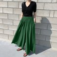 thumbnail image 1 of Vedolay High Waist Pants Women's Cotton Casual Loose Fit High Waisted Casual Pants,Mint Green XXL, 1 of 5