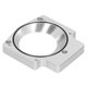 thumbnail image 5 of Adaptador del cuerpo del acelerador del colector de admisión de 4 pulgadas, espaciador de aleación de aluminio apto para GM LS1 LS2 LS6 LSX LS4Silver, 5 of 5