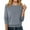 Grey, variant on Women's Classic Crewneck Sweater, Long Sleeve Loose Fit Pullover, Soft Woven Top with Jacquard Design, Fall Winter 2025 Casual Sweater Beige XXL