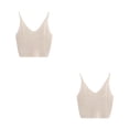 thumbnail image 4 of Qarigey Top de mujer Top de punto de moda Tops de algodón Tank Crop Tops Lencería Type3 NO3, 4 of 6