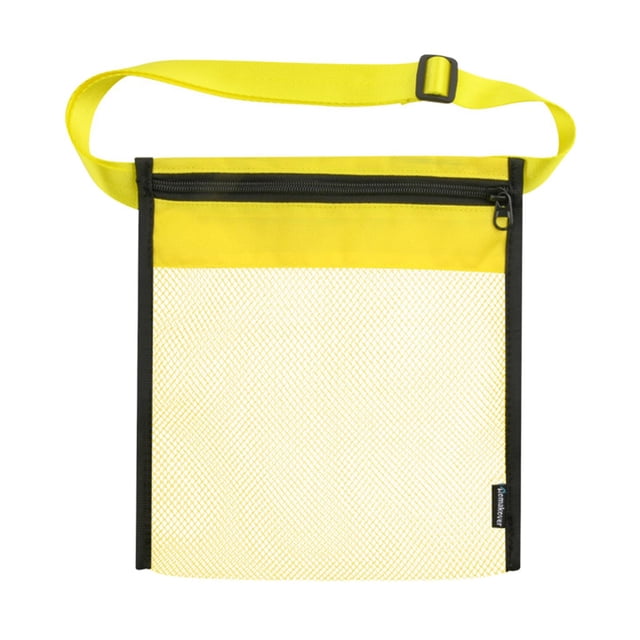 Bolsa de almacenamiento de accesorios de natación Bolsa de malla para juguetes de arena de playa Bolsa de malla para playa Amarillo 255x235cm