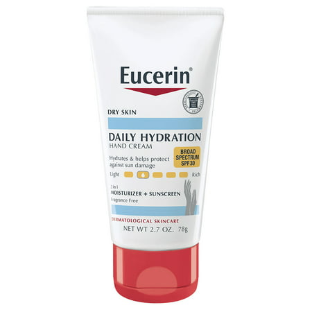 Eucerin Daily Hydration Broad Spectrum SPF 30 Hand Cream 2.7 (Best Hand Cream With Spf)