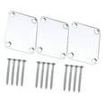thumbnail image 4 of Guitar Neck Connecting Board Silver 3Pcs 2.5X2X0.2In, 4 of 7