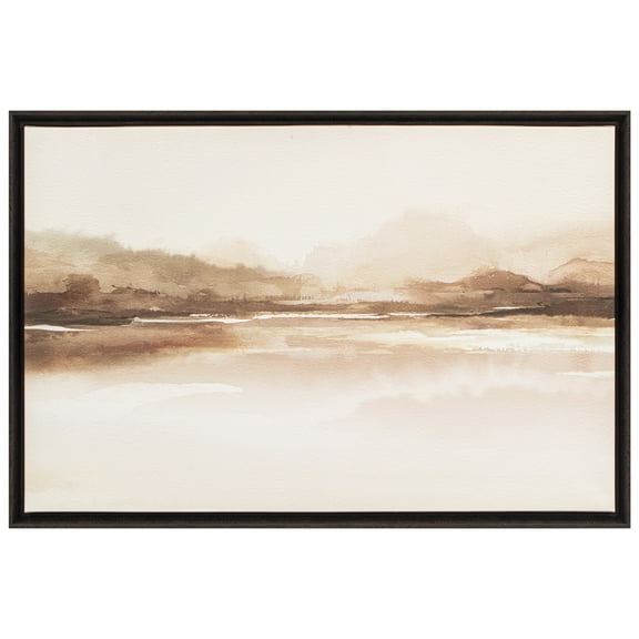 My Texas House Watercolor Landscape Framed Art 36x24