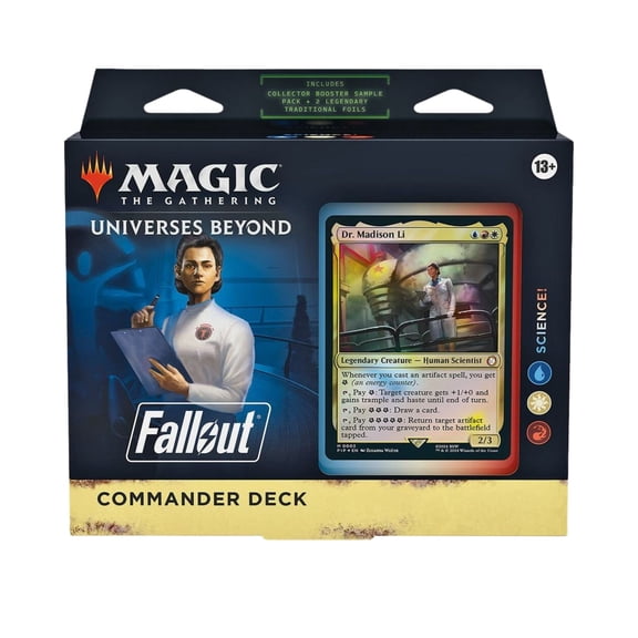Collectible Magic The Gathering TCG Universes Beyond Fallout Science Commander Deck MTG Cards