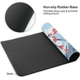 thumbnail image 2 of Japanese Cherry Blossom Gaming Mouse Pad XL, Extended Large Full Desk Mousepad 31.5 X 11.8 Inch, Waterproof Big Mouse Pad Edge, Non-Slip Long Keyboard Mat Office & Home Caburywe, Blue Mouse Pad, 2 of 6