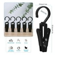 thumbnail image 5 of Clothespins for Laundry 10Pcs Plastic Hanging Clips Hanger Travel Portable Clothes Pins for Clothes Line Black, 5 of 8