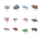 thumbnail image 2 of Sonducket 100 piezas de cuentas planas redondas con agujeros, espaciador de resina de plástico, conjunto de suministro de joyería, collar, Ropa, zapatos y accesorios Miscelánea Tipo12, 2 of 6