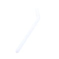 thumbnail image 3 of Paja de Beber Curvada Creativa de Doblada con Cepillo Utensilios Blanco, 3 of 9