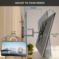 thumbnail image 5 of Mount-It! Full Motion TV Wall Mount with Swivel Arm for 23–55 Inch Flat Screen TVs Inch – HDMI Cable Included – Tilt, Swivel, Extend – VESA 400x400 – Wall Mount Bracket for 23, 24, 25, 26, 27, 28, 29, 5 of 11