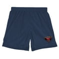thumbnail image 3 of Justice League Movie Superman Logo Mens Lined Mesh Shorts, Navy, Small, 3 of 6